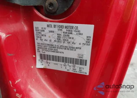 2008 Ford F250 Super Duty из США, поврежденный, VIN 1FTSX21548EB81676